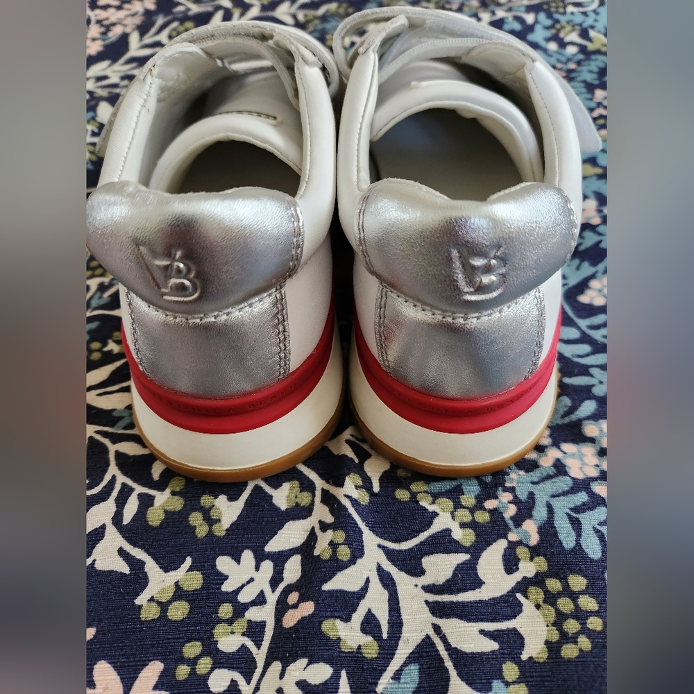 Veronica Beard Tizi Mix-Leather Low-Top Sneakers Size 8.5 Women - Picture 13 of 16